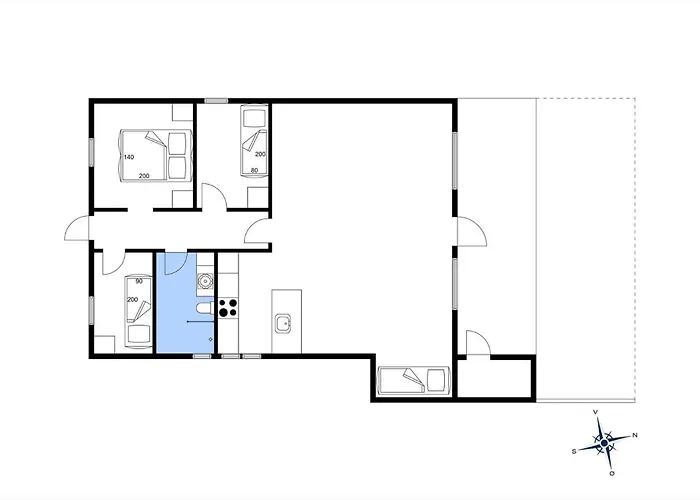Дом отдыха Fj1013-jaegerspris-tornvig-olsens-vej-13 Jaegerspris